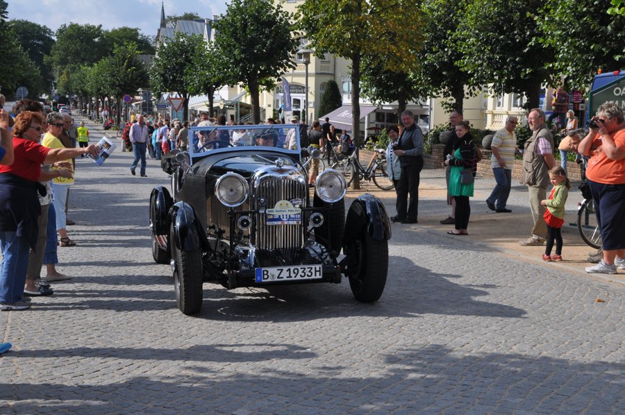 Classic car at an event in Zinnowitz