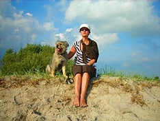 Sandy beach with beach chairs on the Baltic coast of Schleswig-Holstein