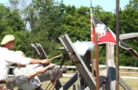 Cannon at the Medieval Centre on Bornholm (Photo: Destination Bornholm)
