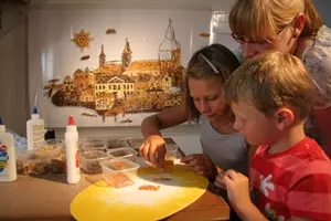 At the German Amber Museum in Ribnitz-Damgarten