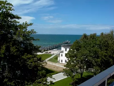 Blick zur Seebrücke von Heiligendamm