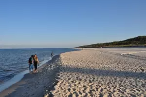 Baltic beach in Jastarnia