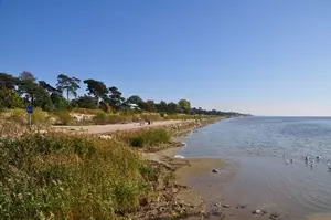 Jurata, view of the town from the pier