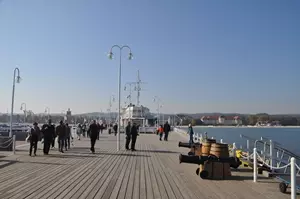 View of the city from the pier