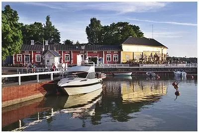 Porvoo an der Ostsee in Finnland