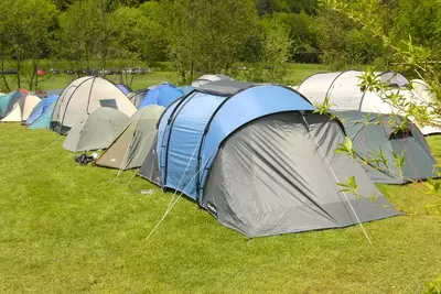 Camping on the Baltic Sea