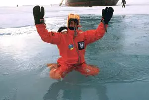 Ice bath (Photo: Peer Schmidt-Walther)