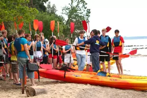 Canoe trips at the Water Sports Centre